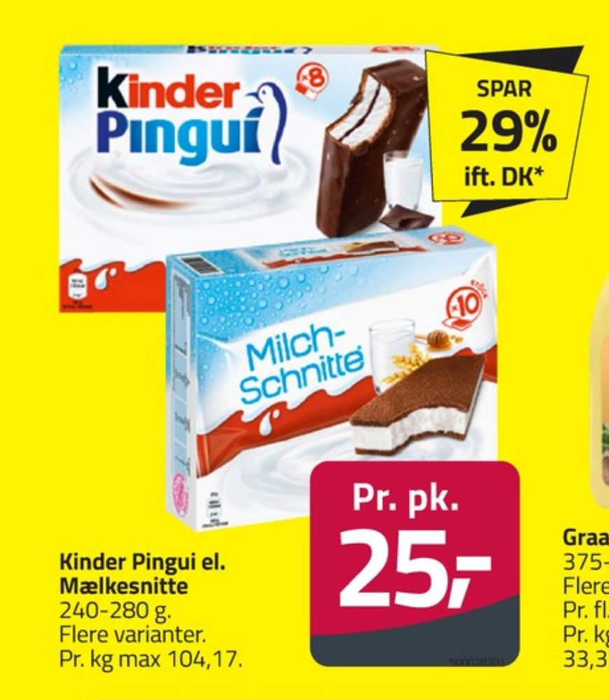 Kinder Pingui, Cool Snacks