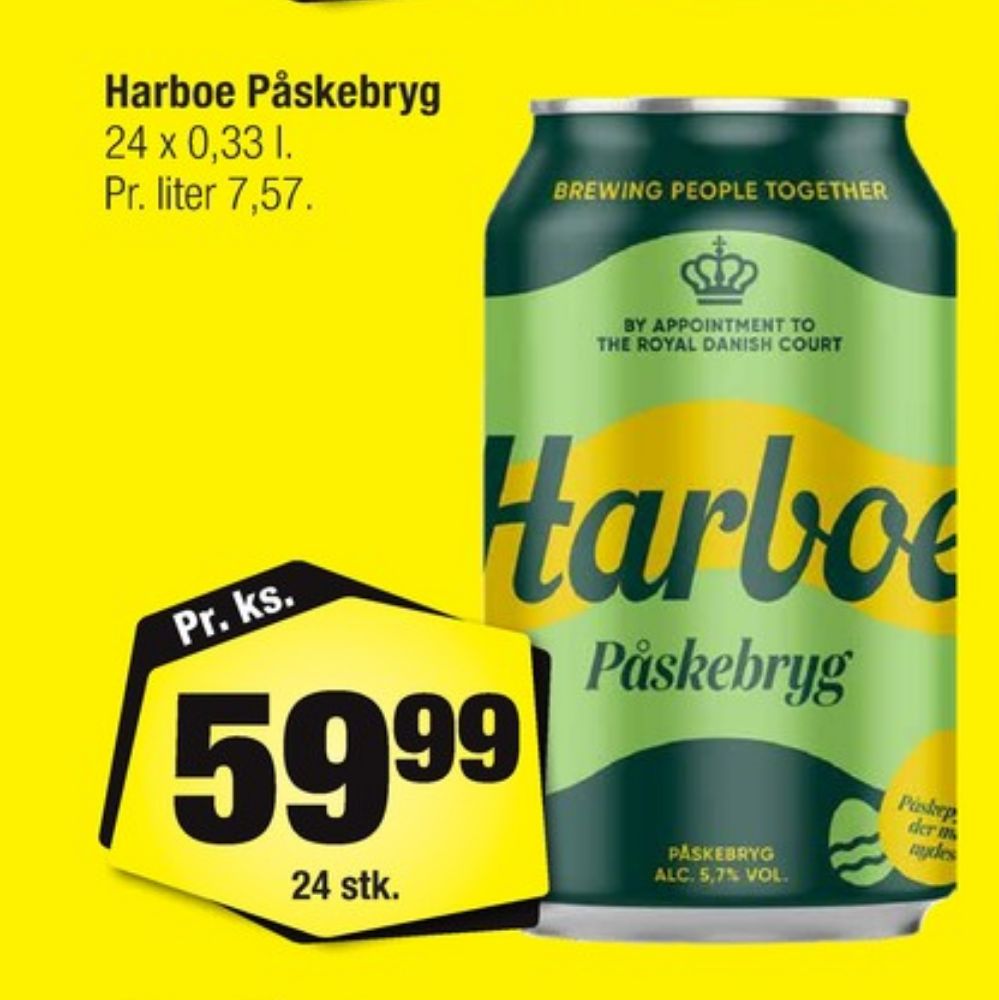 Harboe Påskebryg, Øl 24 pk.