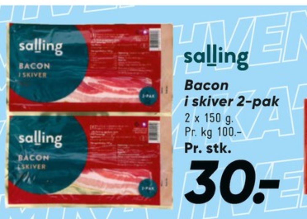 Salling, Baconskiver