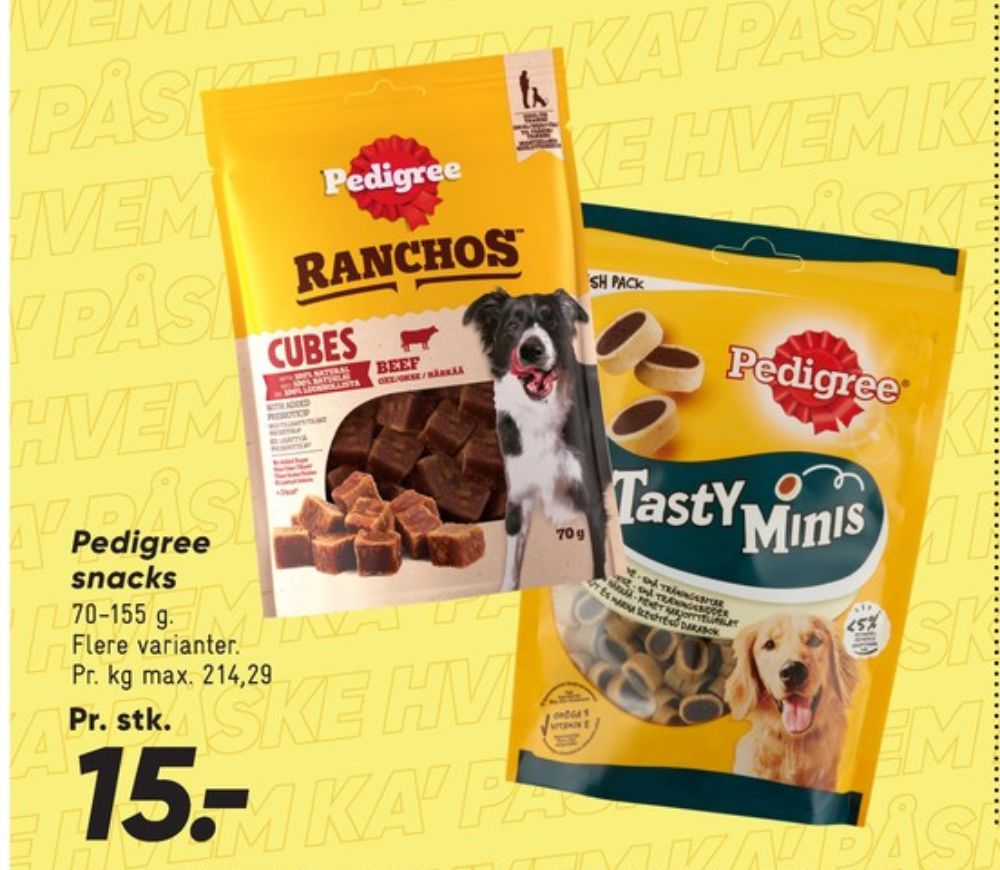 Pedigree Tasty Minis, Hundesnacks