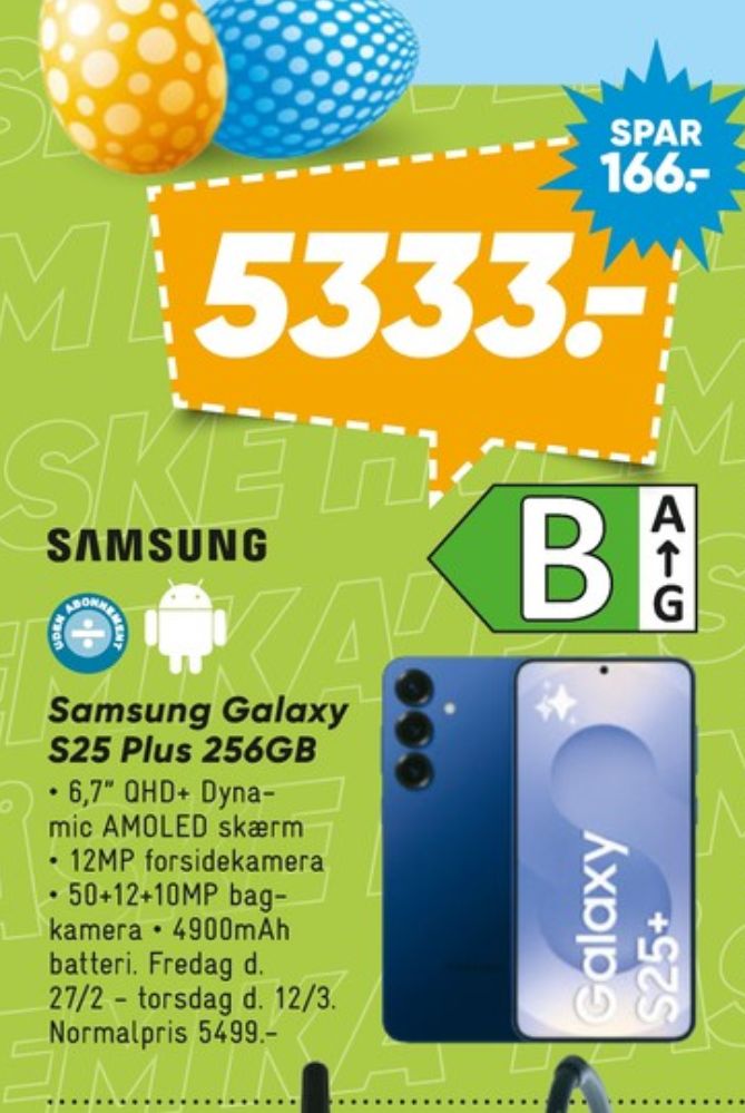 Samsung Galaxy S25 Plus, Mobiltelefon