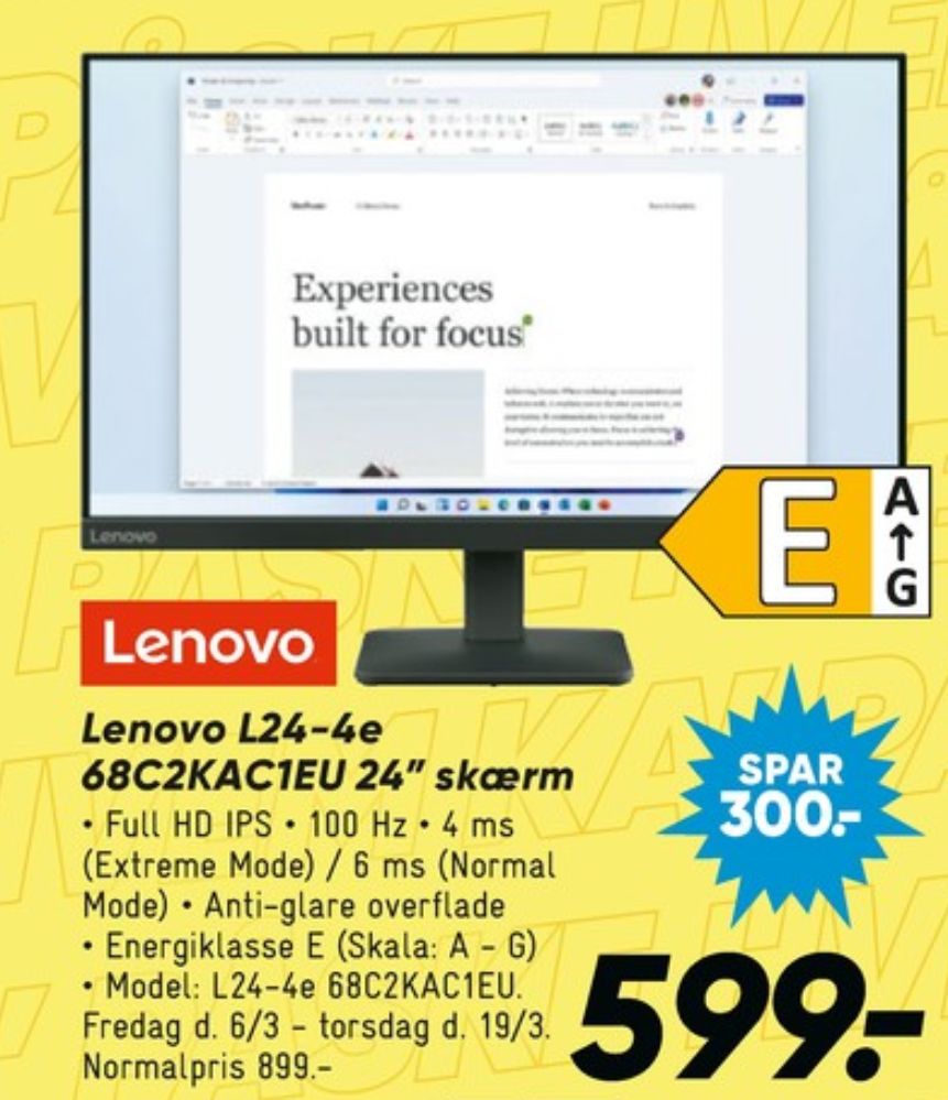 Lenovo, Monitor
