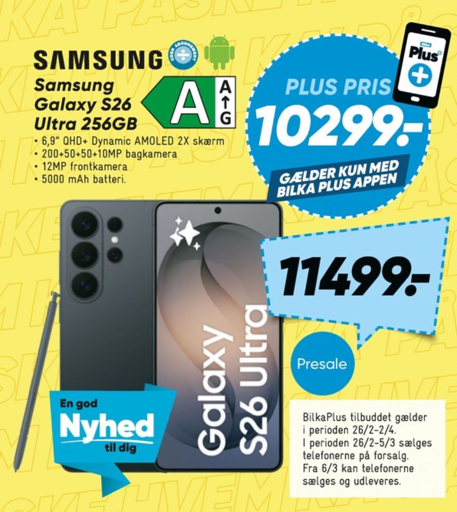 Samsung Galaxy S26 Ultra, Mobiltelefon