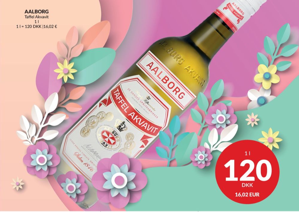 AAlborg Taffel Akvavit, Akvavit