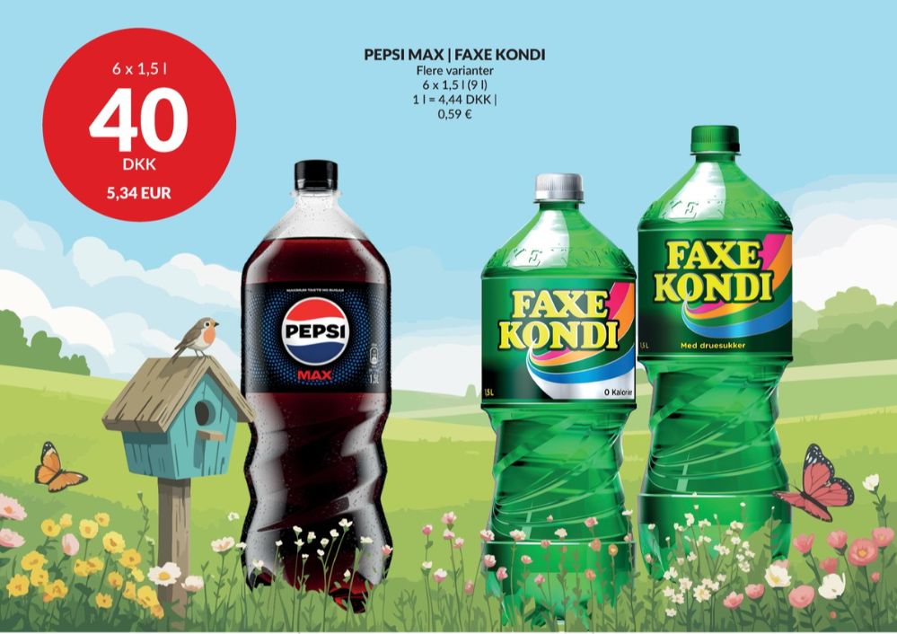 Pepsi Max, Cola 6 pk.