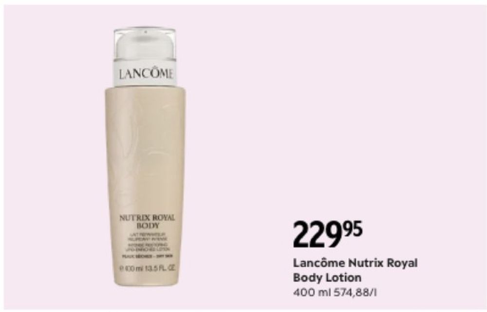 Lancome, Bodylotion
