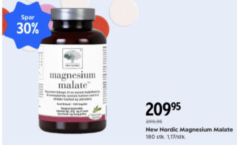 New Nordic, Kosttilskud