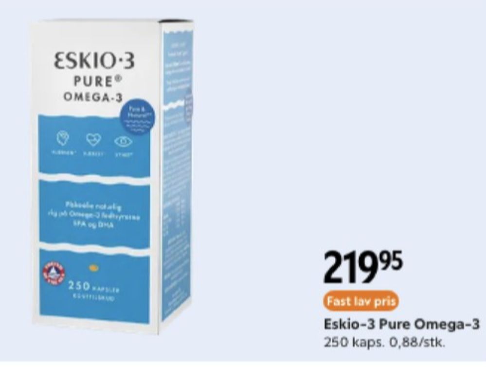 Eskio-3, Fiskeolie