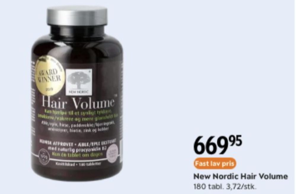 New Nordic, Kosttilskud