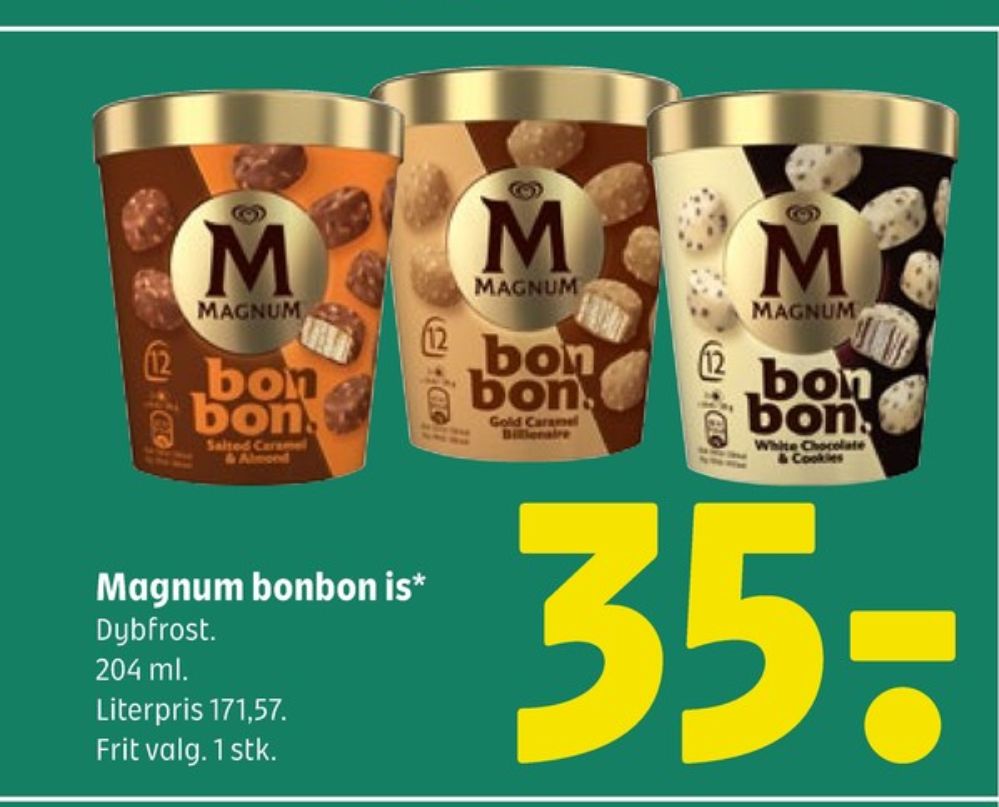 Frisko Magnum, Bon Bon White Chocolate & Cookies Is