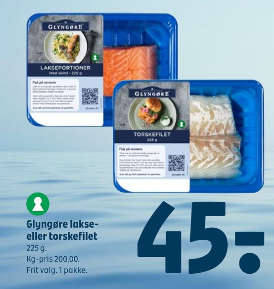 Glyngøre, Lakseportioner