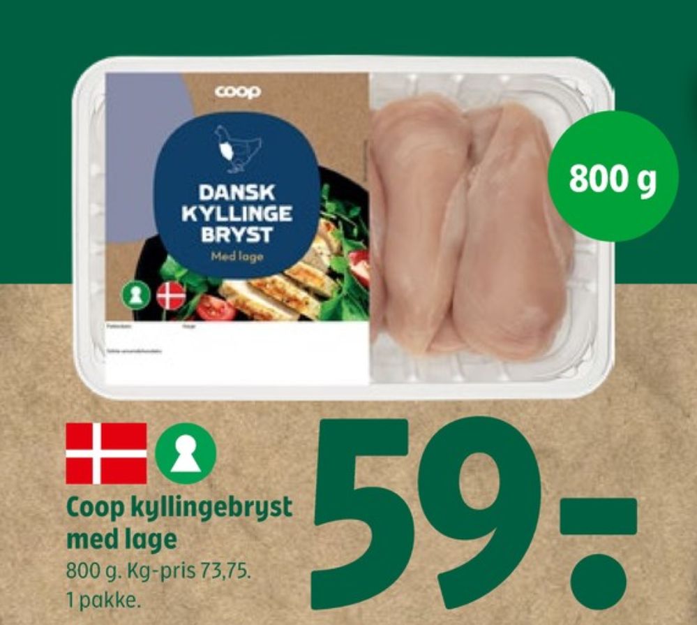 Coop, Kyllingebrystfilet