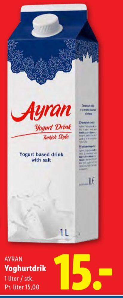 Ayran, Drikkeyoghurt