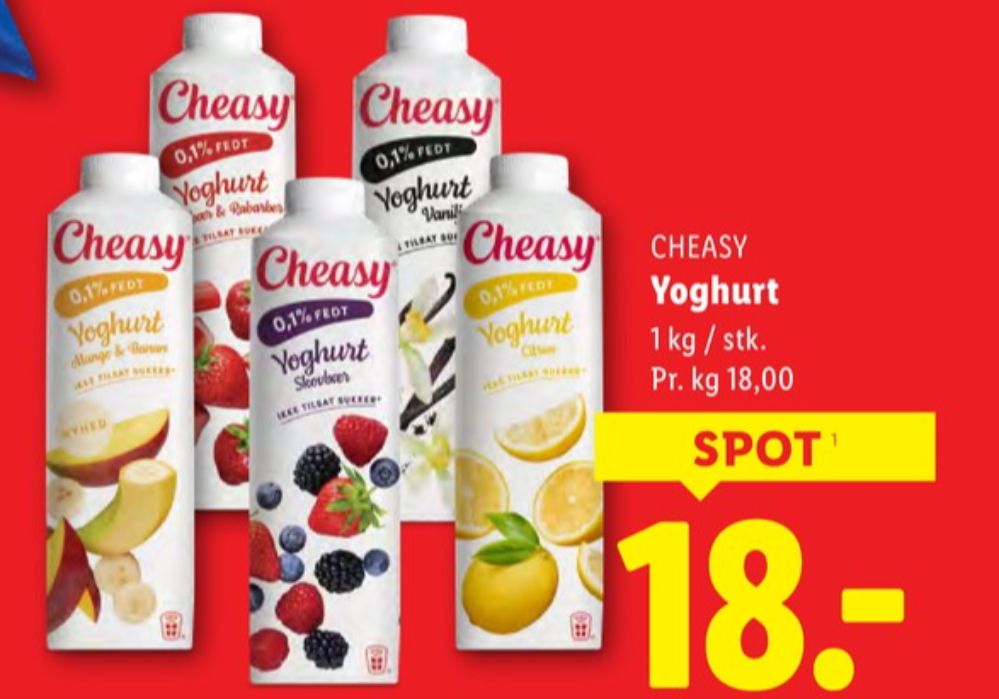 Cheasy, Vanilje Yoghurt 