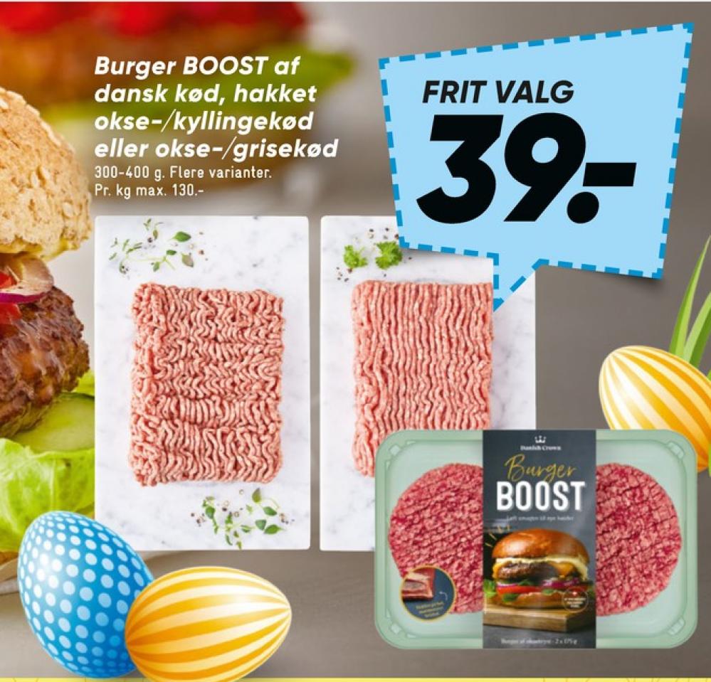 Hakket okse & Kyllingekød