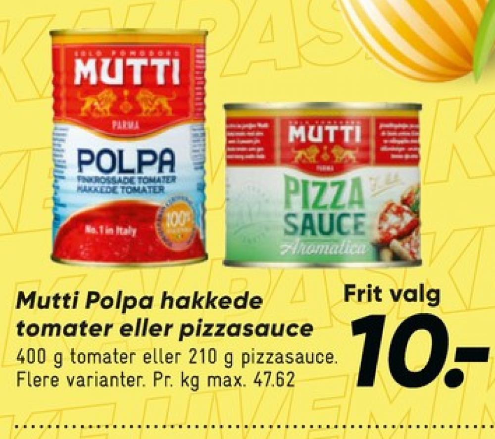 Mutti, Pizzasauce Aromatica