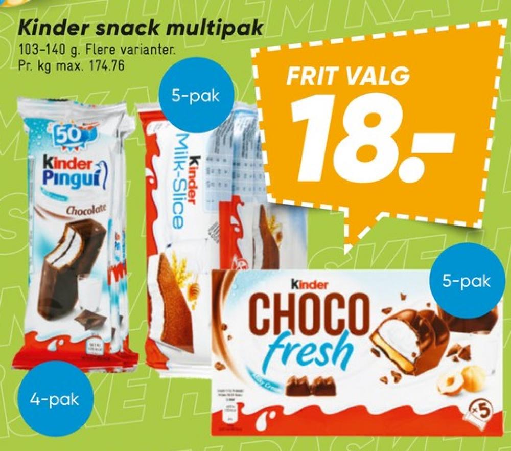 Kinder Pingui, Cool Snacks