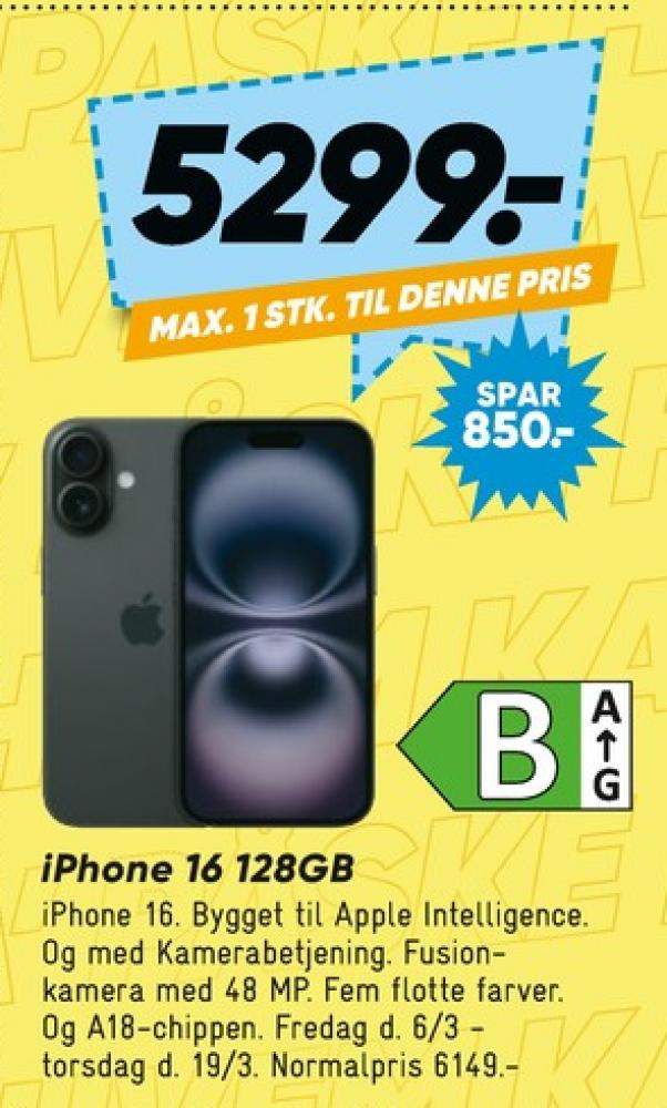 Apple Iphone 16, Mobiltelefon