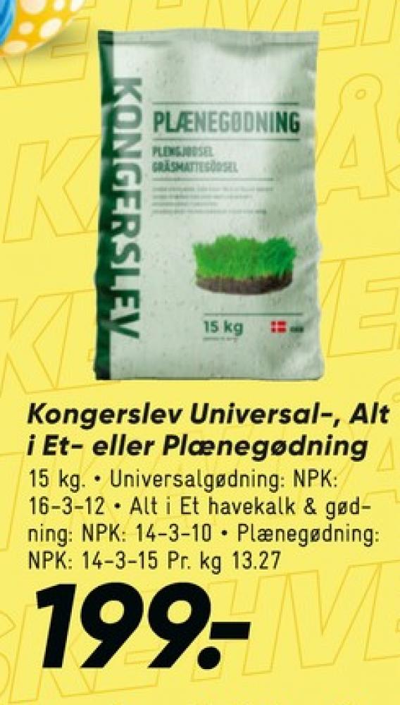 Kongerslev, Gødning