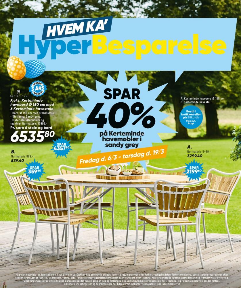 Kerteminde, Havemøbelsæt