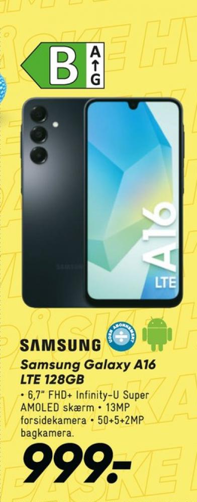 Samsung Galaxy A16 LTE, Mobiltelefon