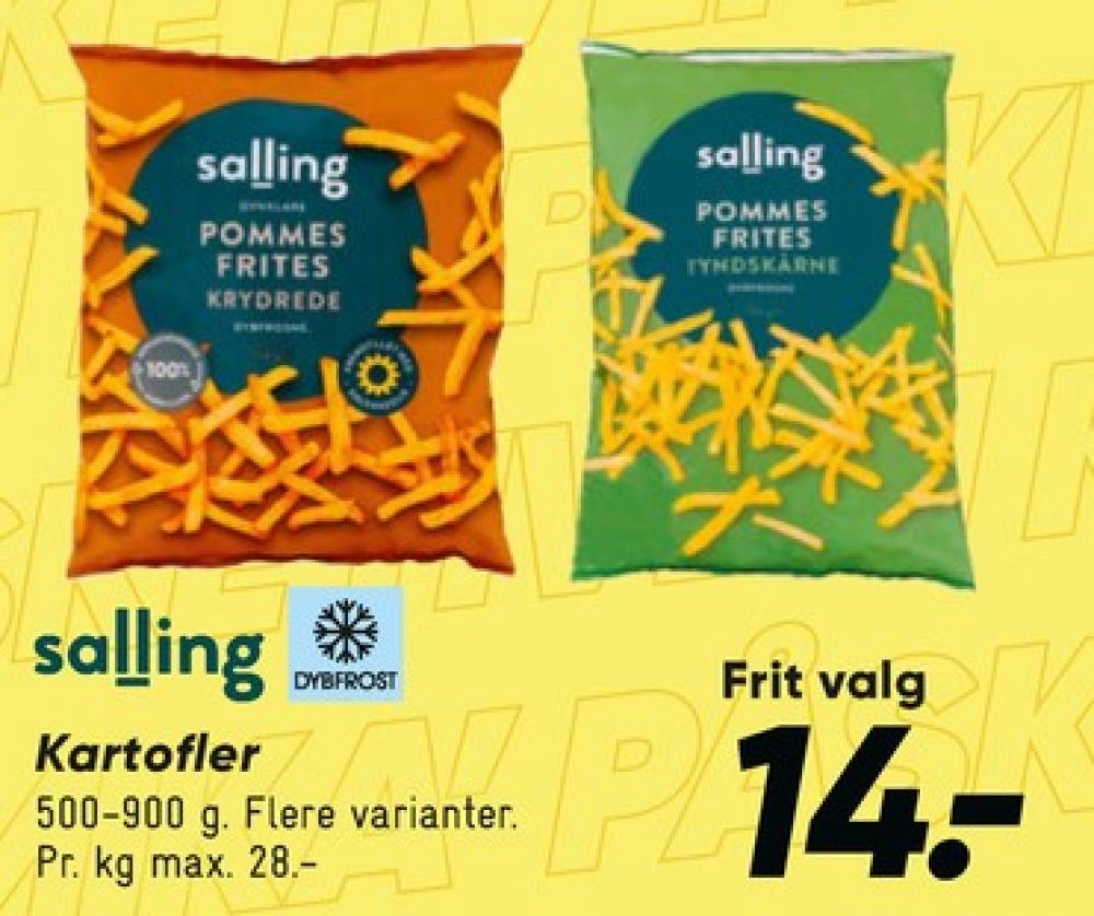 Salling, Pommes Frites Tyndtskårne