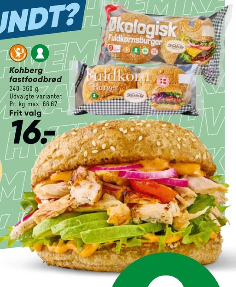 Kohberg, Fuldkorn Burgerboller