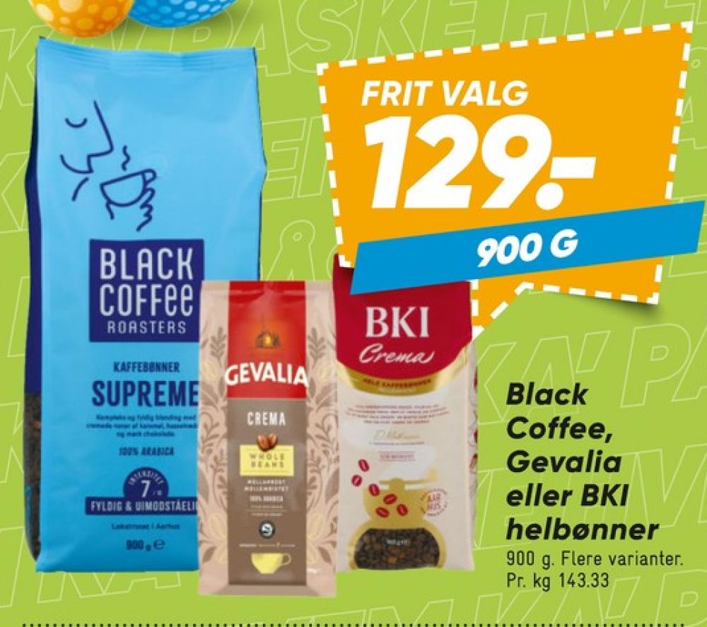 Gevalia Crema, Kaffebønner
