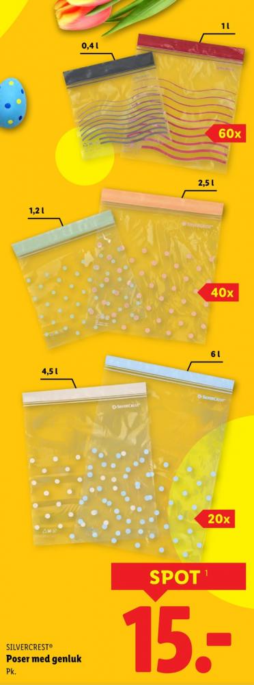 SilverCrest, Husholdningsposer