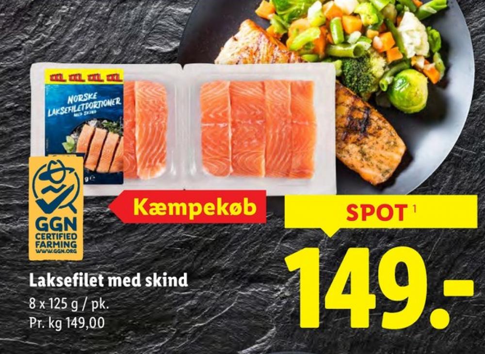 Havblå, Laksefilet