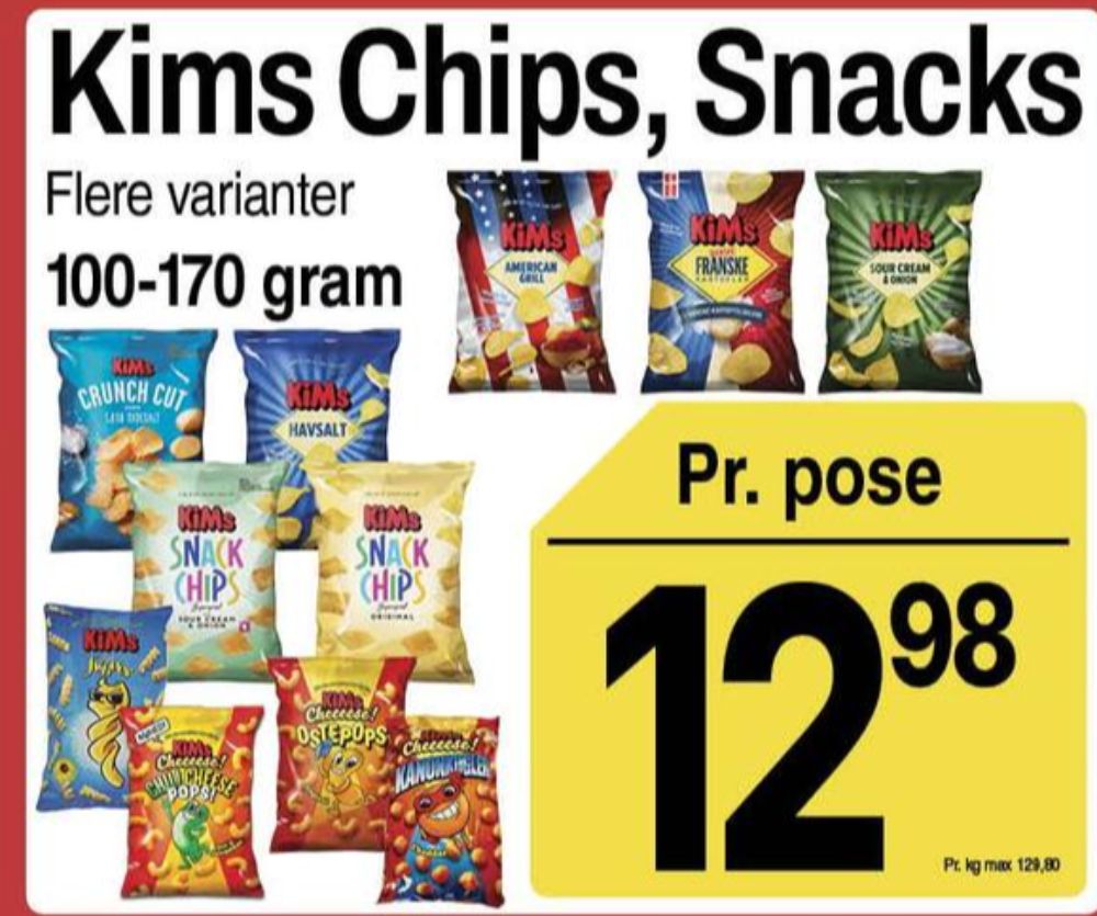 Kims, Crunch Cut Chips Læsø Sydesalt
