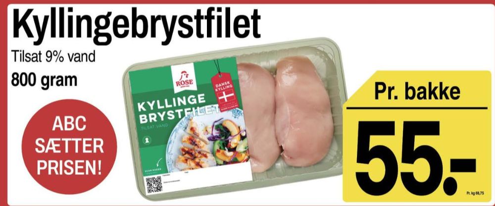 Rose, Kyllingebrystfilet