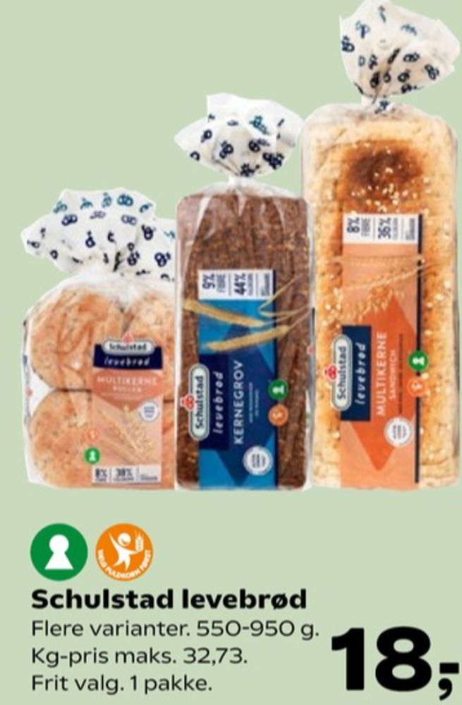 Schulstad Levebrød, Kernegrov Rugbrød