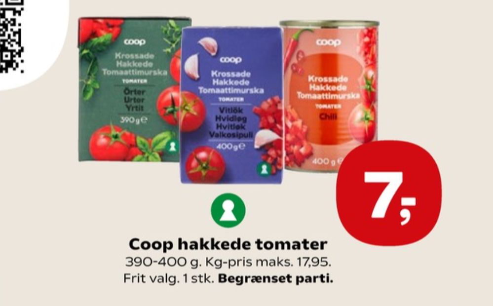 Coop, Hakkede tomater Chili