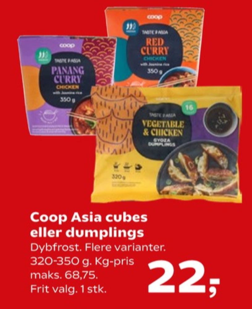 Coop Asia, Red Curry Chicken