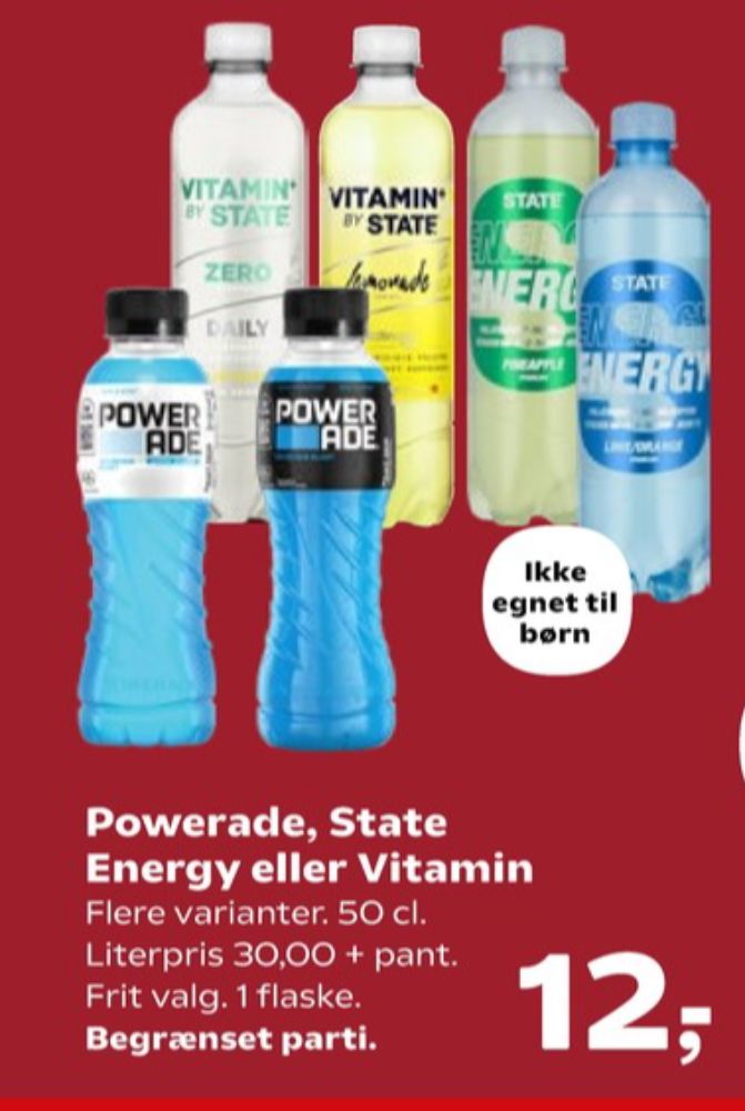 STATE Vitamin By State Lemonade, Energidrik