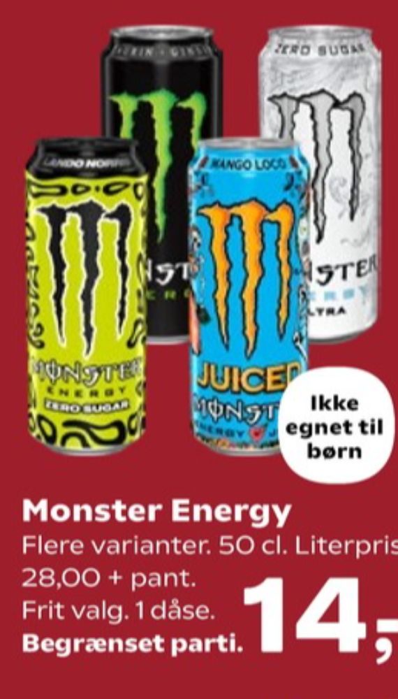 Monster Lando Norris, Energidrik