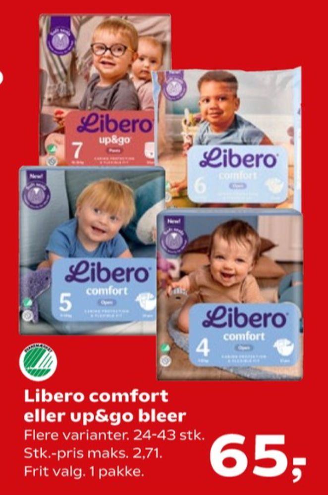 Libero Comfort, Bleer str 3 5-8 kg