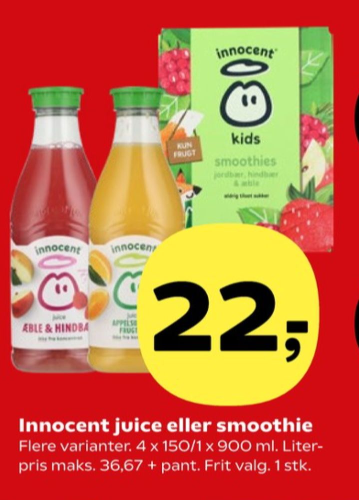 innocent, Appelsinjuice med frugtkød