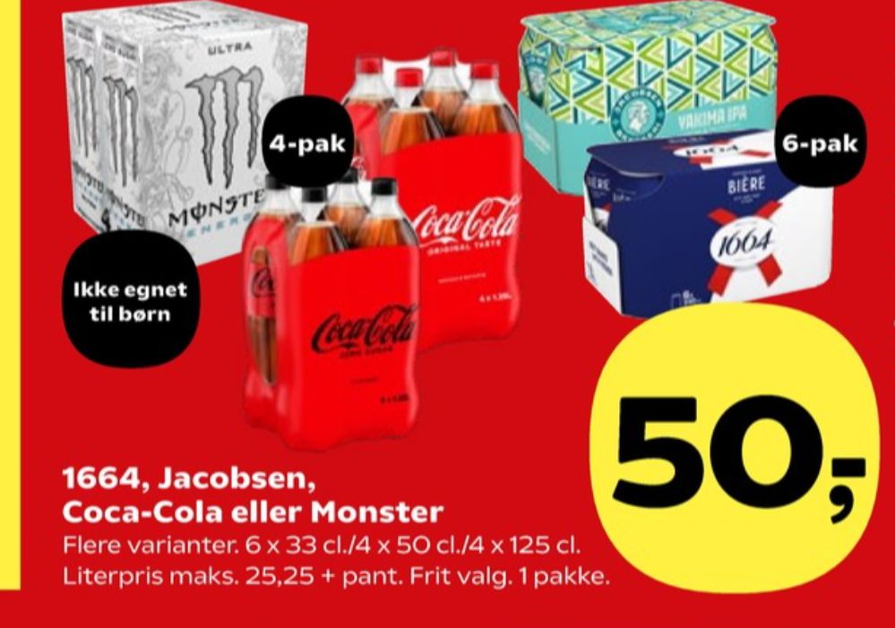 Monster Ultra Energy, Energidrik 4 pk.