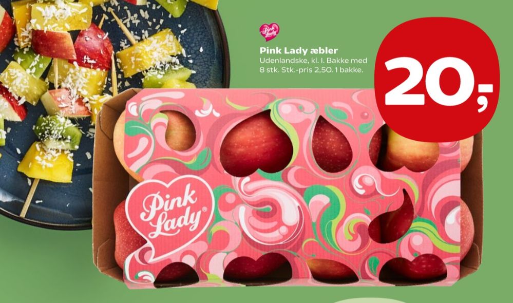 Pink lady, Æbler
