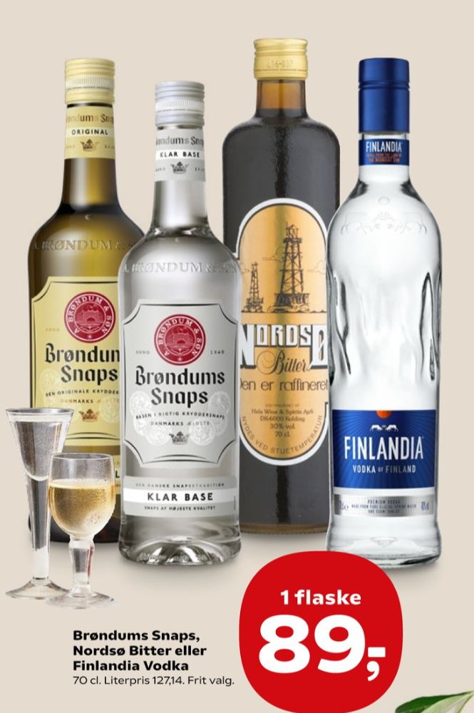 Brøndums  Klar, Snaps