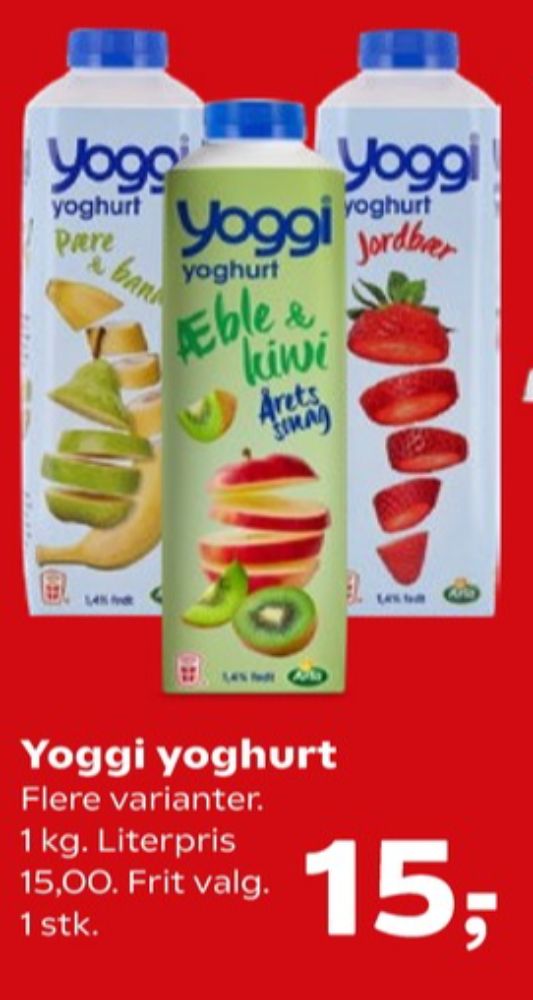 Yoggi, Jordbær Yoghurt 