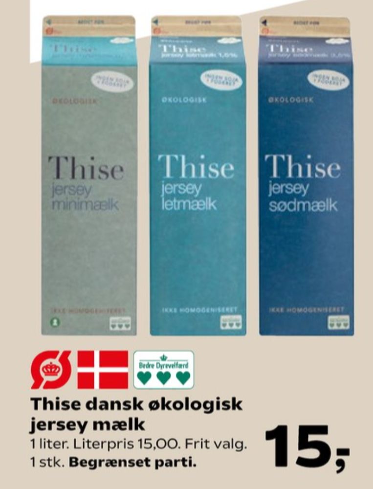 Thise, Jersey Minimælk