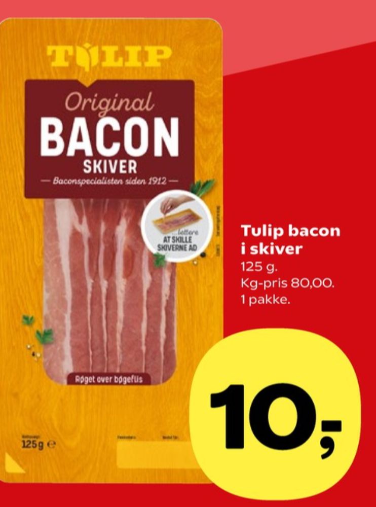 Tulip, Baconskiver