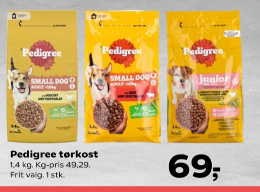 Pedigree, Hundefoder