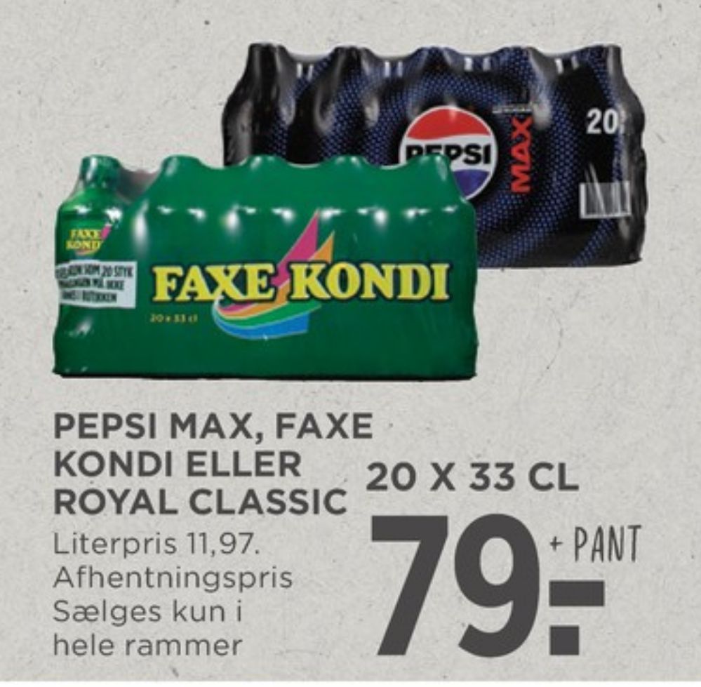 Pepsi Max, Cola 20 pk