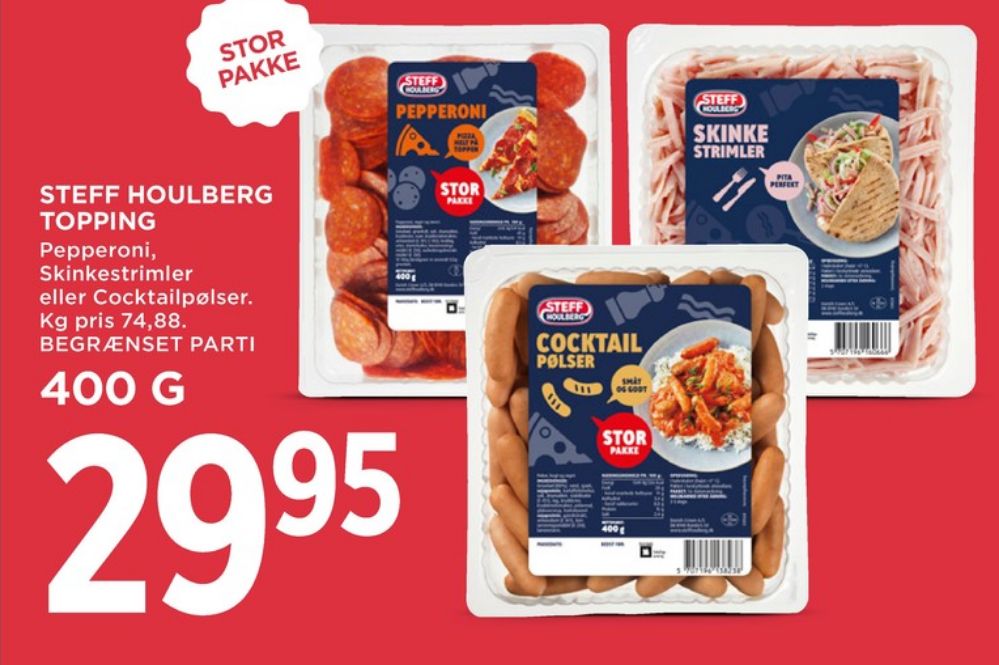 Steff Houlberg, Cocktailpølser