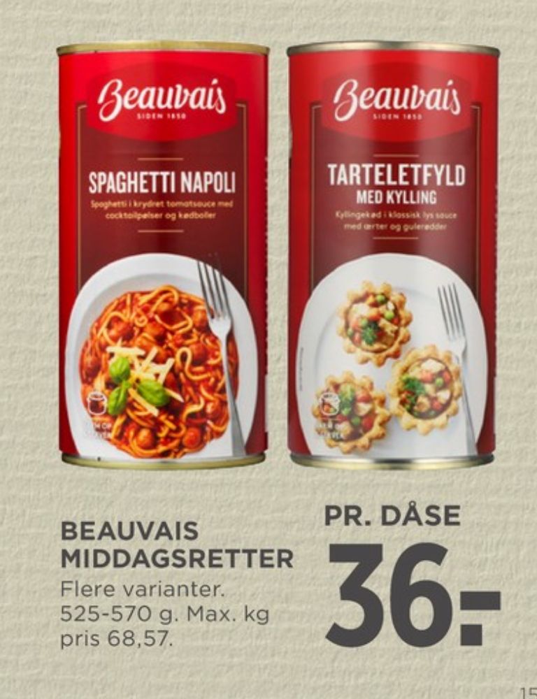 Beauvais, Spaghetti Napoli