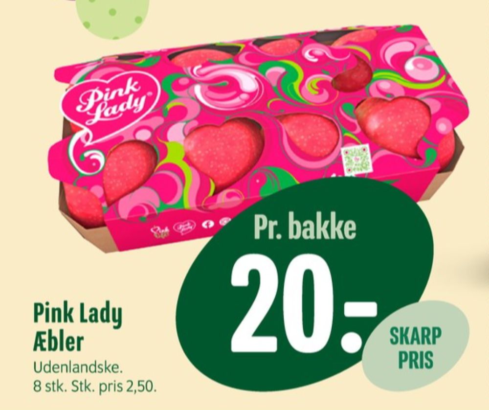 Pink lady, Æbler